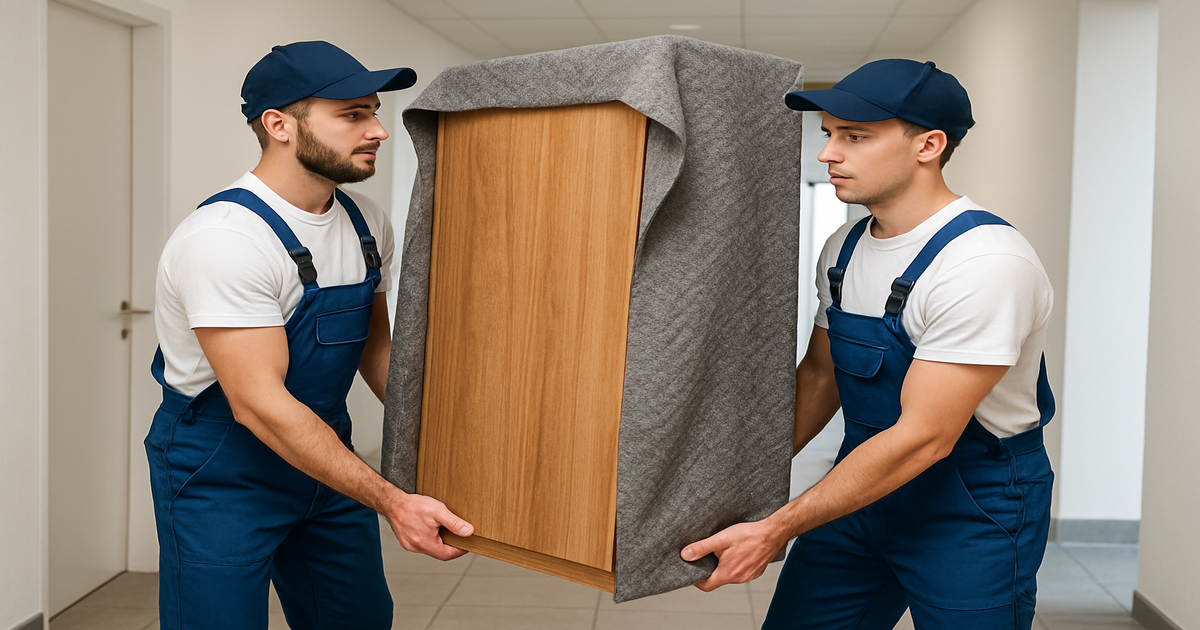 Möbeltransport Kassel – professionelles Team beim Möbeltragen